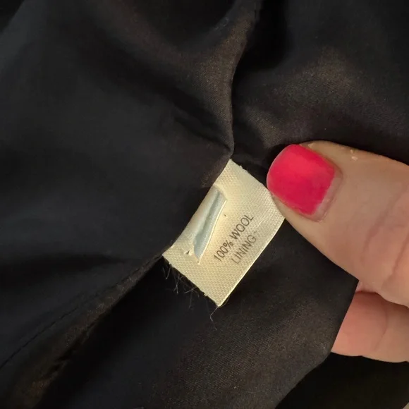 Vintage Black Wool Women's Blazer - Picture 5 of 11